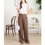 ショルダーフリルフレンチスリーブTシャツ | atONE | 詳細画像21