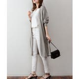 ひんやり涼感 Vネックロングカーディガン | atONE | 詳細画像20 