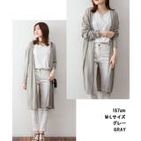 ひんやり涼感 Vネックロングカーディガン | atONE | 詳細画像5 