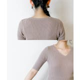 コットンリブニットトップス | atONE | 詳細画像31