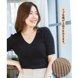 コットンリブニットトップス | atONE | 詳細画像4