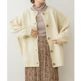 クルーネックふわふわニットカーディガン | atONE | 詳細画像10 