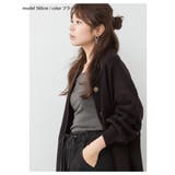 クルーネックふわふわニットカーディガン | atONE | 詳細画像23 