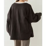 クルーネックふわふわニットカーディガン | atONE | 詳細画像8 