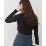 ハイネックリブニットトップス | atONE | 詳細画像12