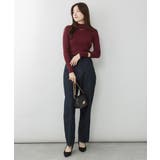 ハイネックリブニットトップス | atONE | 詳細画像18