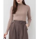 ハイネックリブニットトップス | atONE | 詳細画像24