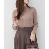 ハイネックリブニットトップス | atONE | 詳細画像25