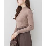 ハイネックリブニットトップス | atONE | 詳細画像26