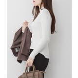 ハイネックリブニットトップス | atONE | 詳細画像30