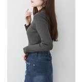 ハイネックリブニットトップス | atONE | 詳細画像35