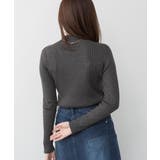 ハイネックリブニットトップス | atONE | 詳細画像36