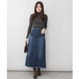 ハイネックリブニットトップス | atONE | 詳細画像37