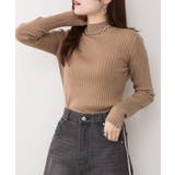 ハイネックリブニットトップス | atONE | 詳細画像39