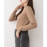 ハイネックリブニットトップス | atONE | 詳細画像40