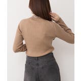 ハイネックリブニットトップス | atONE | 詳細画像42