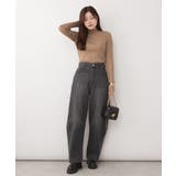 ハイネックリブニットトップス | atONE | 詳細画像43