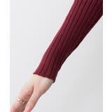 ハイネックリブニットトップス | atONE | 詳細画像46