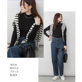 ハイネックリブニットトップス | atONE | 詳細画像1