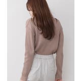 リブポロニットカーディガン | atONE | 詳細画像35