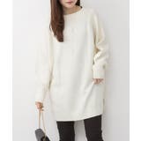 前後2wayオーバーサイズVネックニット | atONE | 詳細画像8 