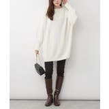 前後2wayオーバーサイズVネックニット | atONE | 詳細画像12 