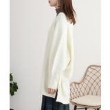 前後2wayオーバーサイズVネックニット | atONE | 詳細画像15 