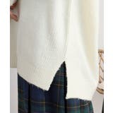 前後2wayオーバーサイズVネックニット | atONE | 詳細画像18 