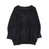 前後2wayオーバーサイズVネックニット | atONE | 詳細画像21 