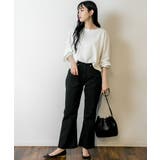 セミフレアデニムパンツ | atONE | 詳細画像13 