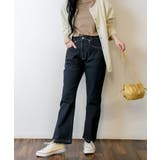 セミフレアデニムパンツ | atONE | 詳細画像1 