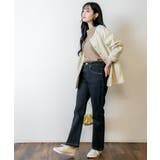 セミフレアデニムパンツ | atONE | 詳細画像24 