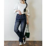 セミフレアデニムパンツ | atONE | 詳細画像29 