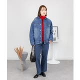 ネックが選べる！カットオフデニムジャケット | atONE | 詳細画像16 