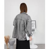 ネックが選べる！カットオフデニムジャケット | atONE | 詳細画像35 