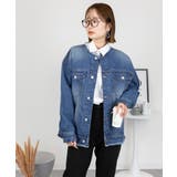 ネックが選べる！カットオフデニムジャケット | atONE | 詳細画像44 