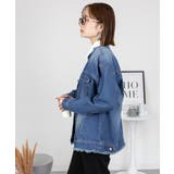 ネックが選べる！カットオフデニムジャケット | atONE | 詳細画像46 