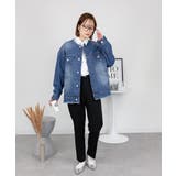 ネックが選べる！カットオフデニムジャケット | atONE | 詳細画像49 