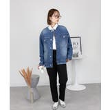 ネックが選べる！カットオフデニムジャケット | atONE | 詳細画像50 