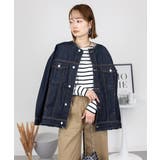 ネックが選べる！カットオフデニムジャケット | atONE | 詳細画像55 