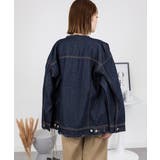 ネックが選べる！カットオフデニムジャケット | atONE | 詳細画像60 