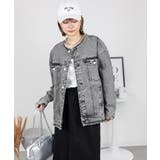 ネックが選べる！カットオフデニムジャケット | atONE | 詳細画像67 