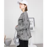 ネックが選べる！カットオフデニムジャケット | atONE | 詳細画像69 