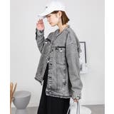 ネックが選べる！カットオフデニムジャケット | atONE | 詳細画像70 