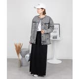 ネックが選べる！カットオフデニムジャケット | atONE | 詳細画像73 