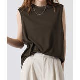 KHAKI | ノースリーブTシャツ（ポリジン加工） | atONE