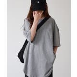 ミニポケット付きオーバーサイズ無地Tシャツ | atONE | 詳細画像8
