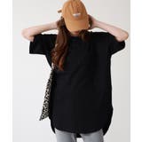 ミニポケット付きオーバーサイズ無地Tシャツ | atONE | 詳細画像15