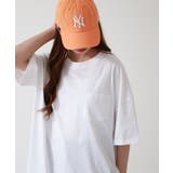 ミニポケット付きオーバーサイズ無地Tシャツ | atONE | 詳細画像4