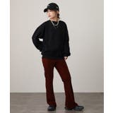 袖ボリューム裏起毛スウェットトレーナー | atONE | 詳細画像8